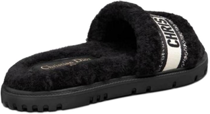 (W) Dior Dway Slide 'Cotton Patchwork Hitam' KCQ551ESK_S11X Order (W) Dior Dway Slide 'Cotton Patchwork Hitam' KCQ551ESK_S11X
