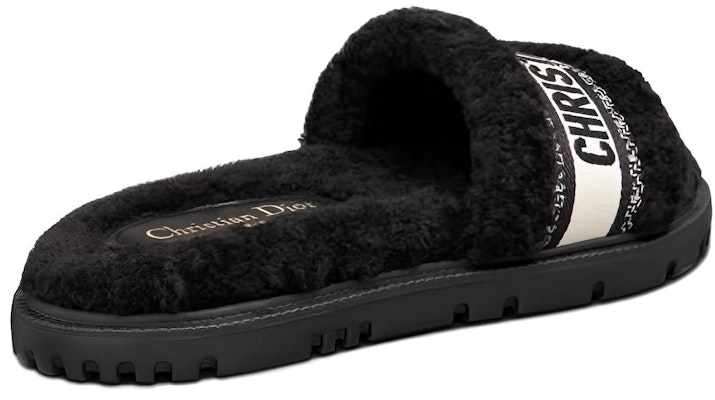 (W) Dior Dway Slide 'Cotton Patchwork Hitam' KCQ551ESK_S11X Lookbook (W) Dior Dway Slide 'Cotton Patchwork Hitam' KCQ551ESK_S11X