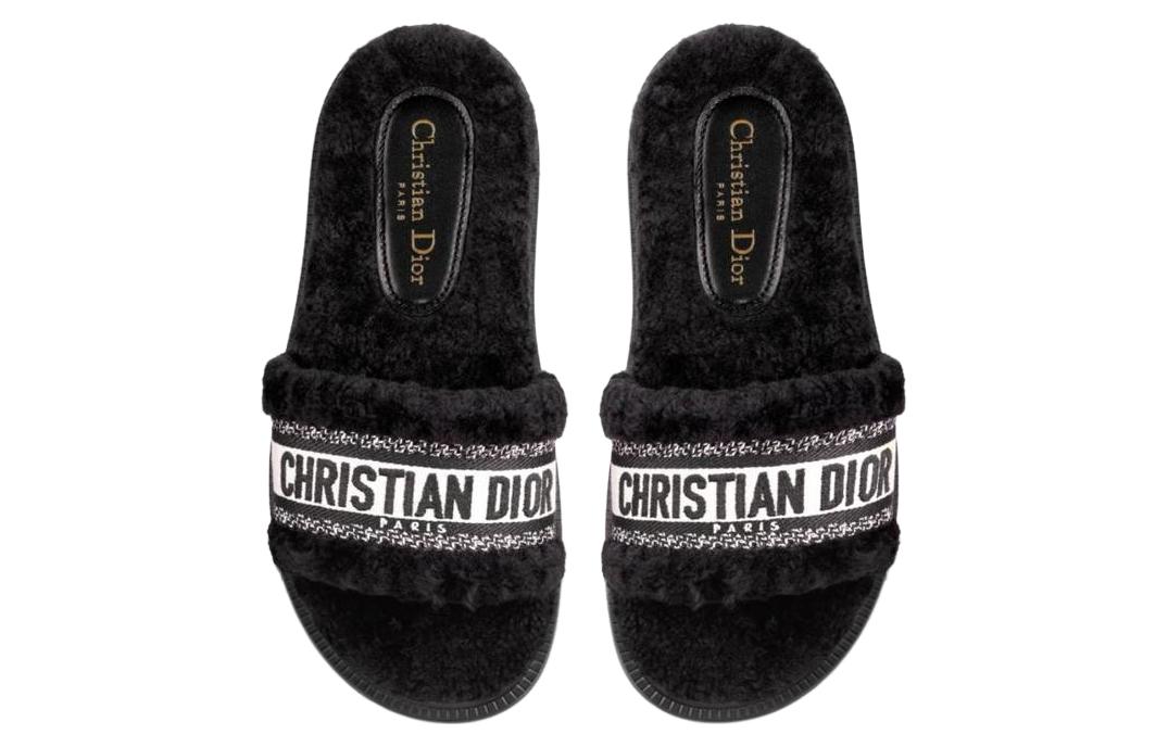 Purchase (W) Dior Dway Slide 'Cotton Patchwork Hitam' KCQ551ESK_S11X