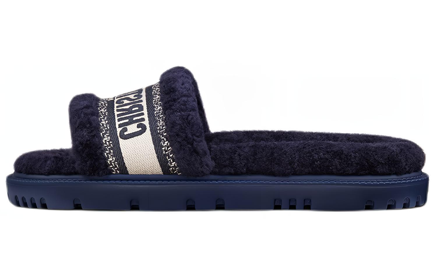 (W) Dior Dway Slide 'Dark Blue'