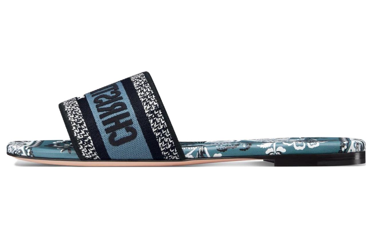 (Women) Dior DWay Slide 'Denim Blue' KCQ209BBE_S84B
