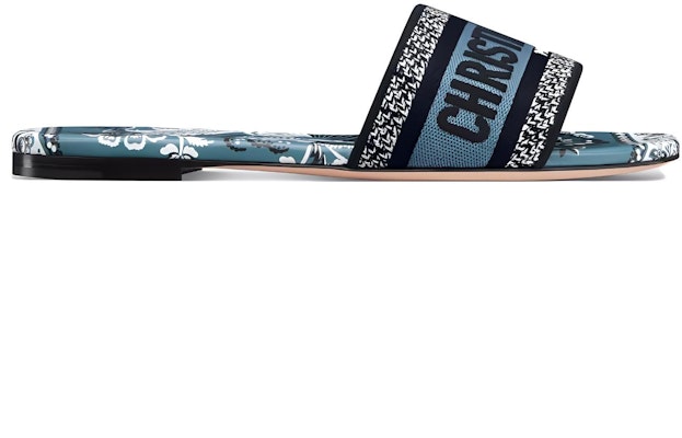(W) Dior DWay Slide 'Biru Denim' KCQ209BBE_S84B Order (W) Dior DWay Slide 'Biru Denim' KCQ209BBE_S84B