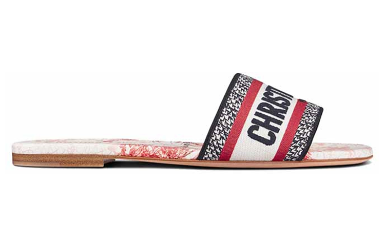(W) Dior Dway Slide 'Floral Red' 圖 2