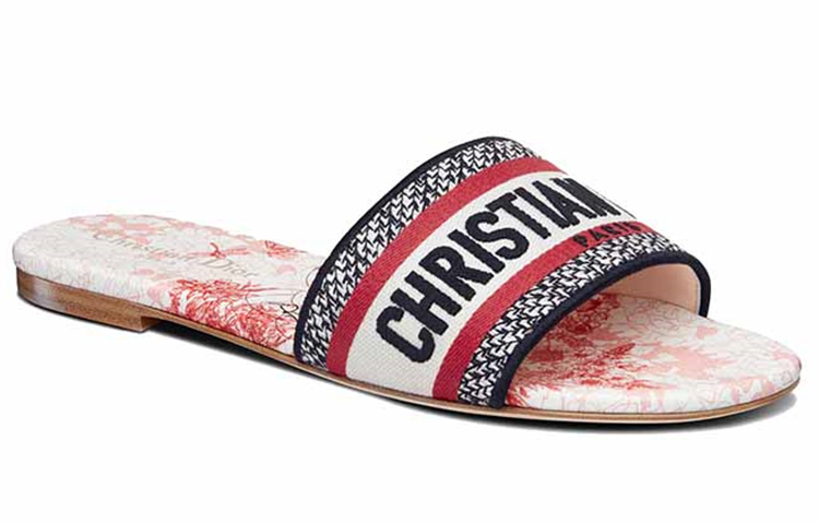 (W) Dior Dway Slide 'Floral Red' 圖 3