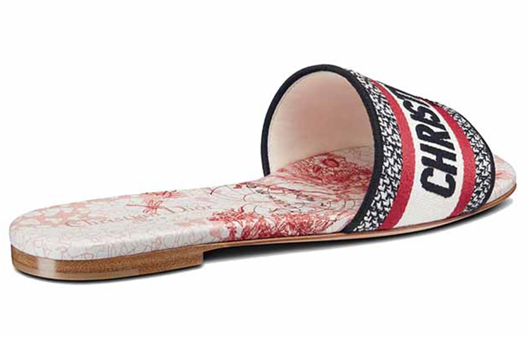 (W) Dior Dway Slide 'Floral Red' 圖 4