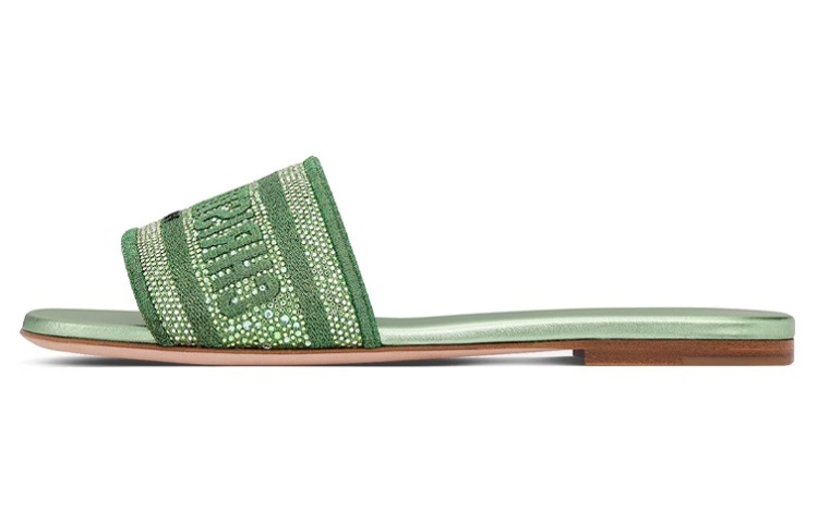 (W) Dior Dway Slide 'Green'