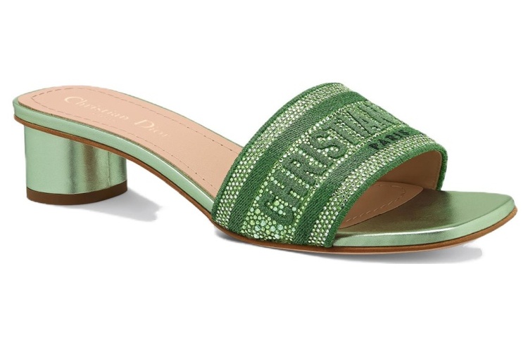 (W) Dior Dway Slide 'Green Crystal' 圖 2