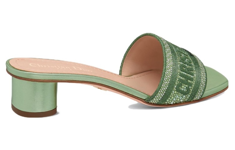 (W) Dior Dway Slide 'Green Crystal' 圖 3