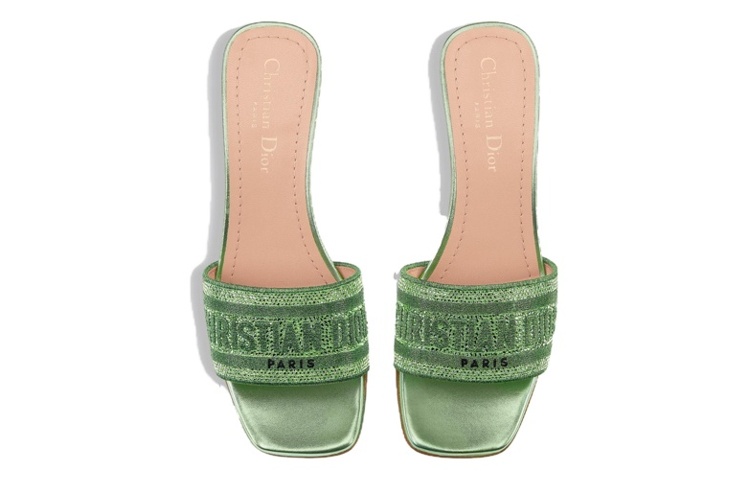 (W) Dior Dway Slide 'Green Crystal' 圖 4