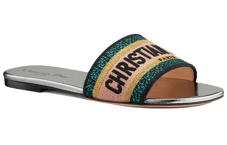 (W) Dior Dway Slide 'Green Gold Pink' 圖 2
