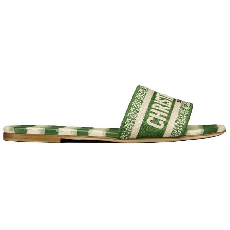 (W) Dior Dway Slide 'Green White' 圖 2