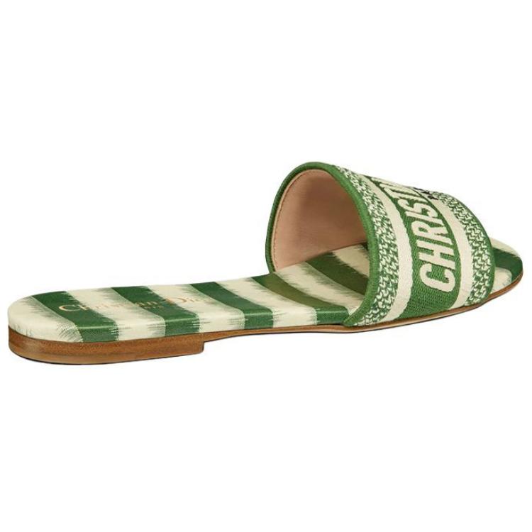(W) Dior Dway Slide 'Green White' 圖 4