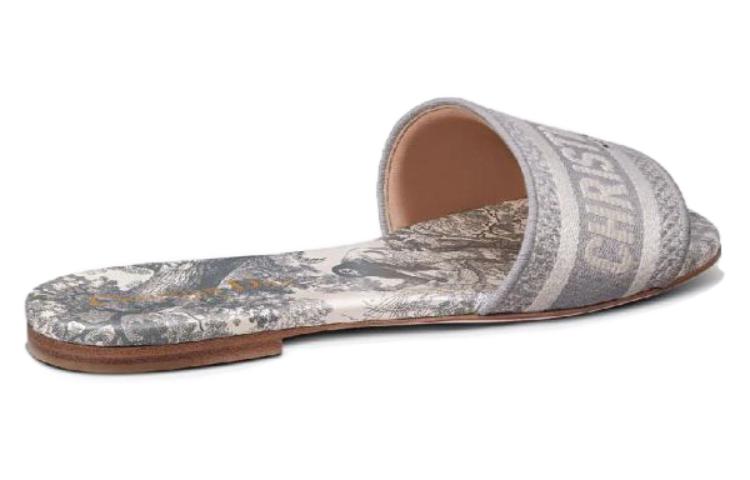 Purchase (W) 迪奥 Dway 拖鞋 '灰色' KCQ209TJE_S21G