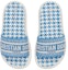 Purchase (W) Dior DWay Slide 'Houndstooth - Corn Flower' (Bunga Jagung) KCQ550PPE-S11N