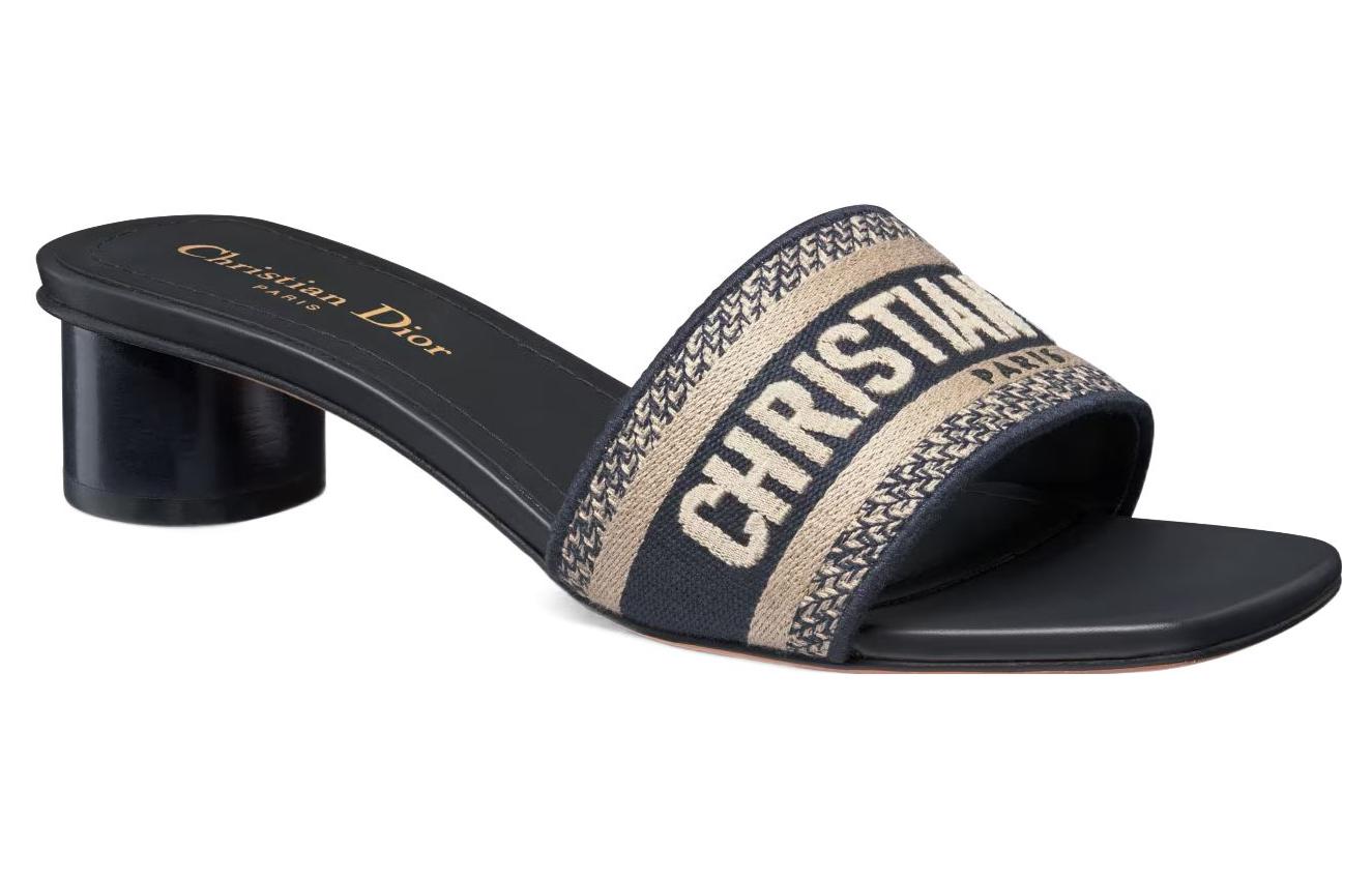 Lookbook (W) 迪奥 Dway 拖鞋 '海军蓝' KCQ915ERC_S56B