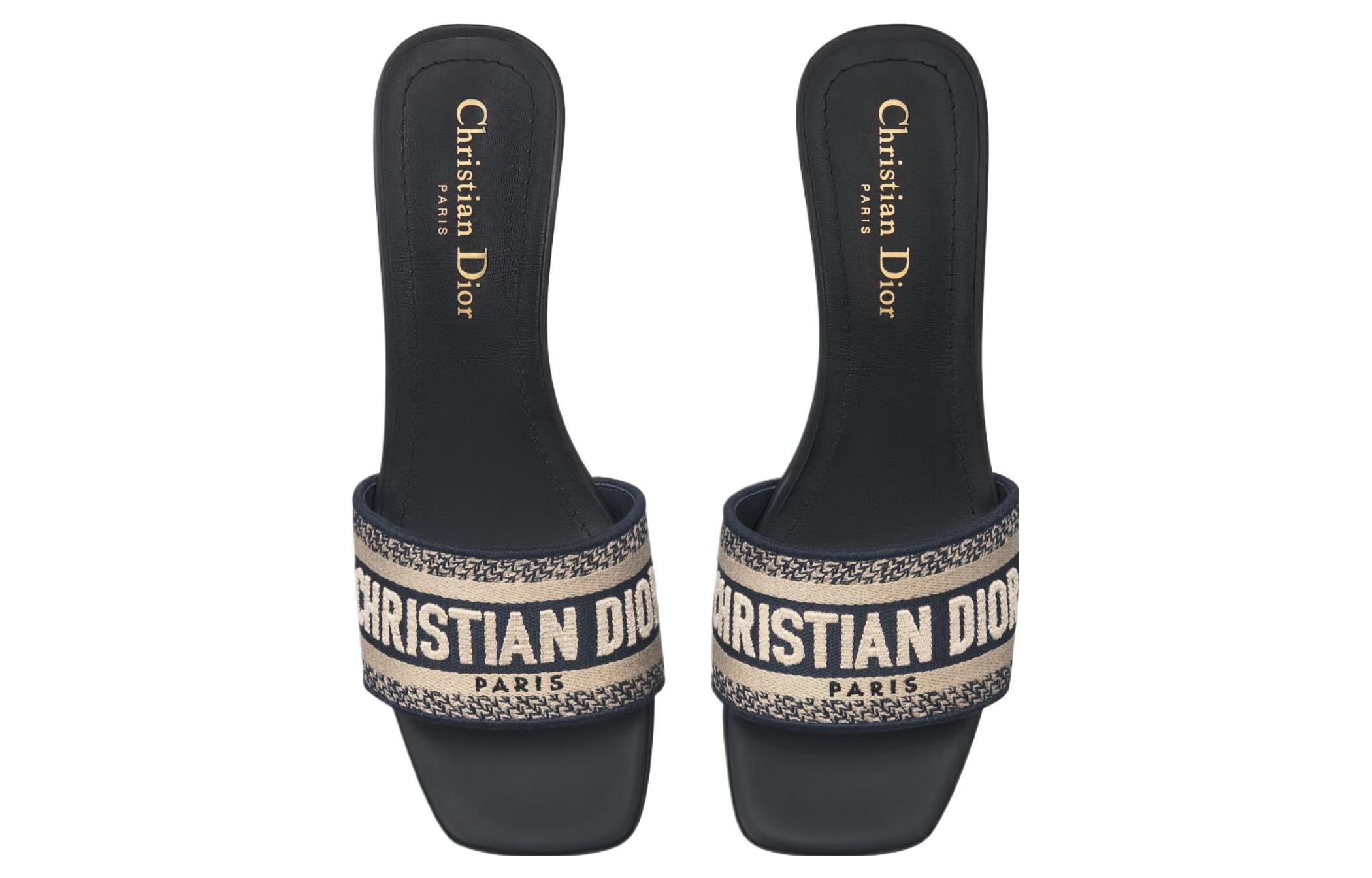 Purchase (W) 迪奥 Dway 拖鞋 '海军蓝' KCQ915ERC_S56B