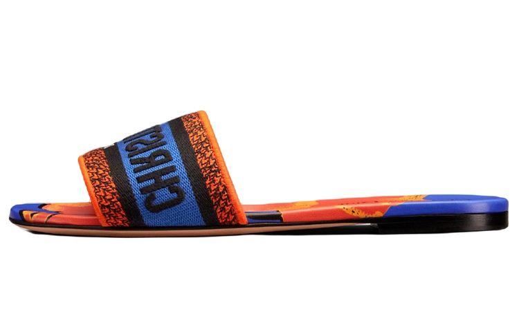 (Women) Dior Dway Slide 'Orange' KCQ209FFE_S92Z