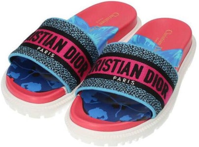 (W) 迪奥 Dway 粉色刺绣拖鞋 KCQ550FFE_S57P Order (W) 迪奥 Dway 粉色刺绣拖鞋 KCQ550FFE_S57P