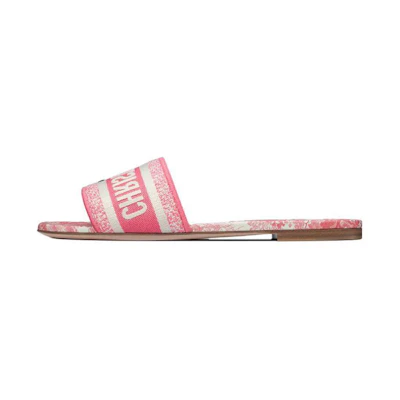 (W) Dior Dway Slide 'Pink White'