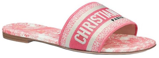 (W) Dior Dway Slide 'Merah Jambu Putih' KCQ209TJE_S61W Lookbook (W) Dior Dway Slide 'Merah Jambu Putih' KCQ209TJE_S61W