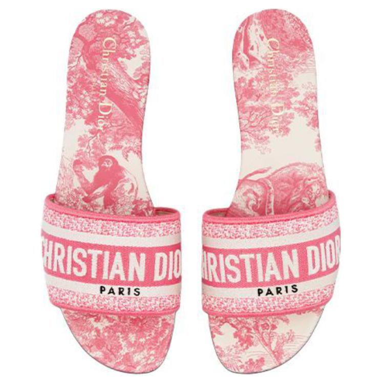 Purchase DIOR 迪奧 Dway 時尚拖鞋 女款 粉白色
