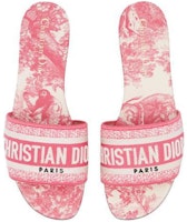 (W) Dior Dway Slide 'Merah Jambu Putih' KCQ209TJE_S61W Purchase (W) Dior Dway Slide 'Merah Jambu Putih' KCQ209TJE_S61W
