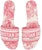 (W) Dior Dway Slide 'Merah Jambu Putih' KCQ209TJE_S61W