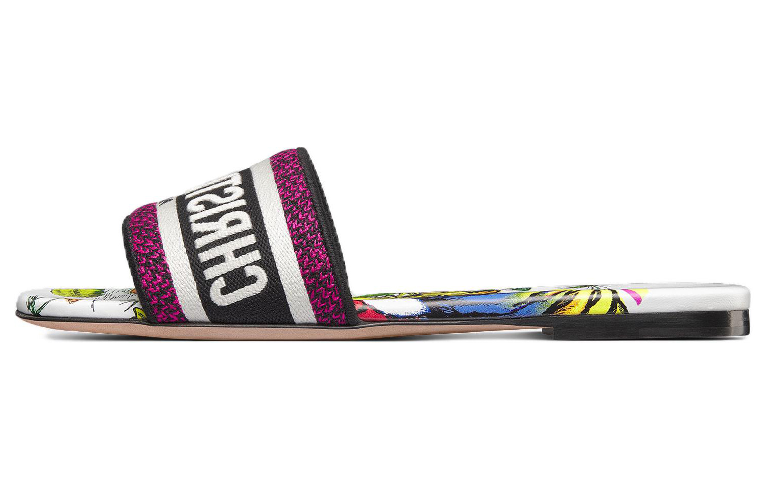 (Women) Dior Dway Slide 'Purple White' KCQ209TJJ_S43L