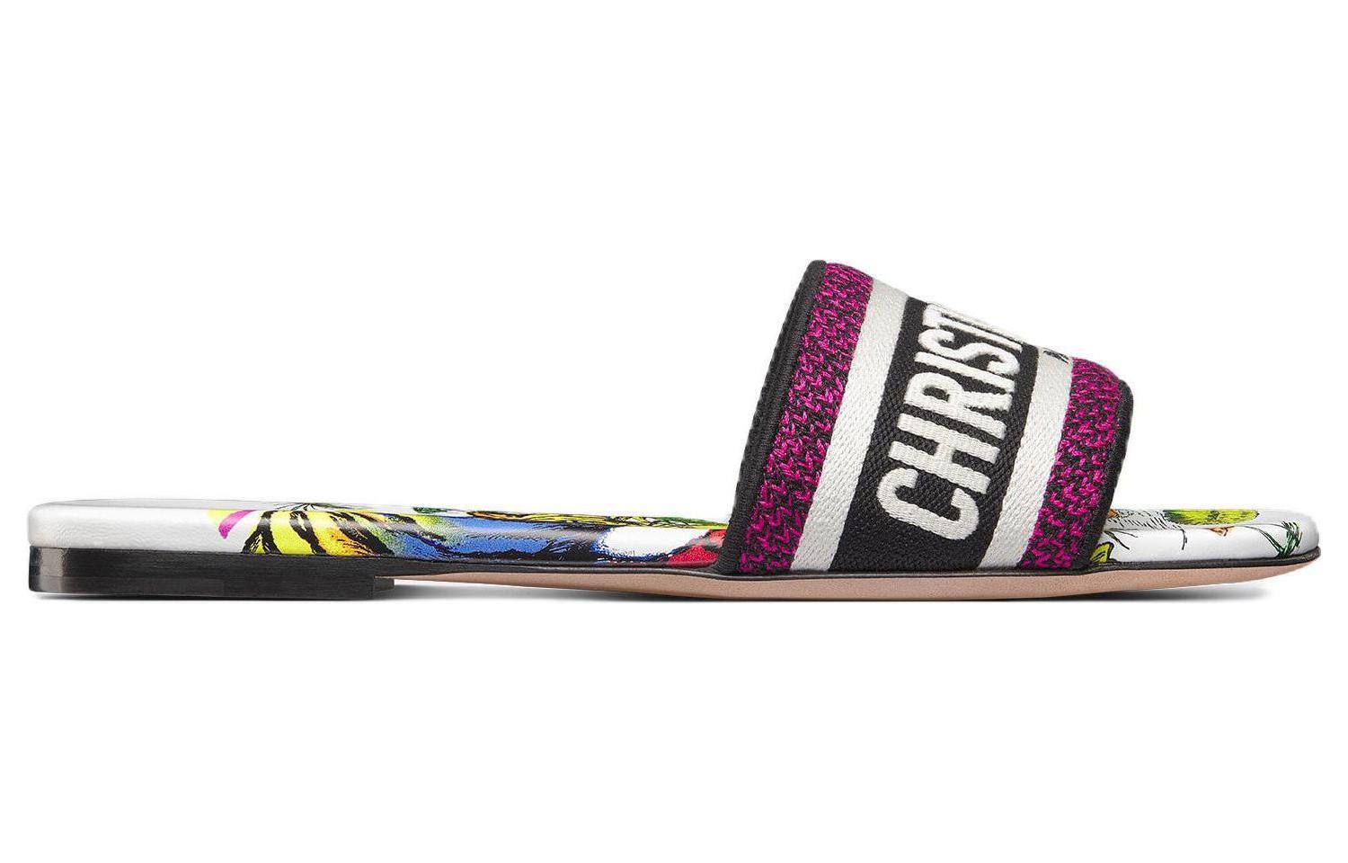 (W) Dior Dway Slide 'Purple White' 圖 2