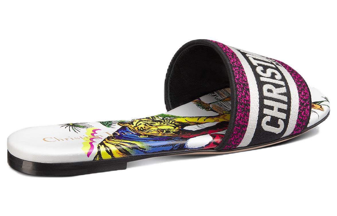 (W) Dior Dway Slide 'Purple White' 圖 4