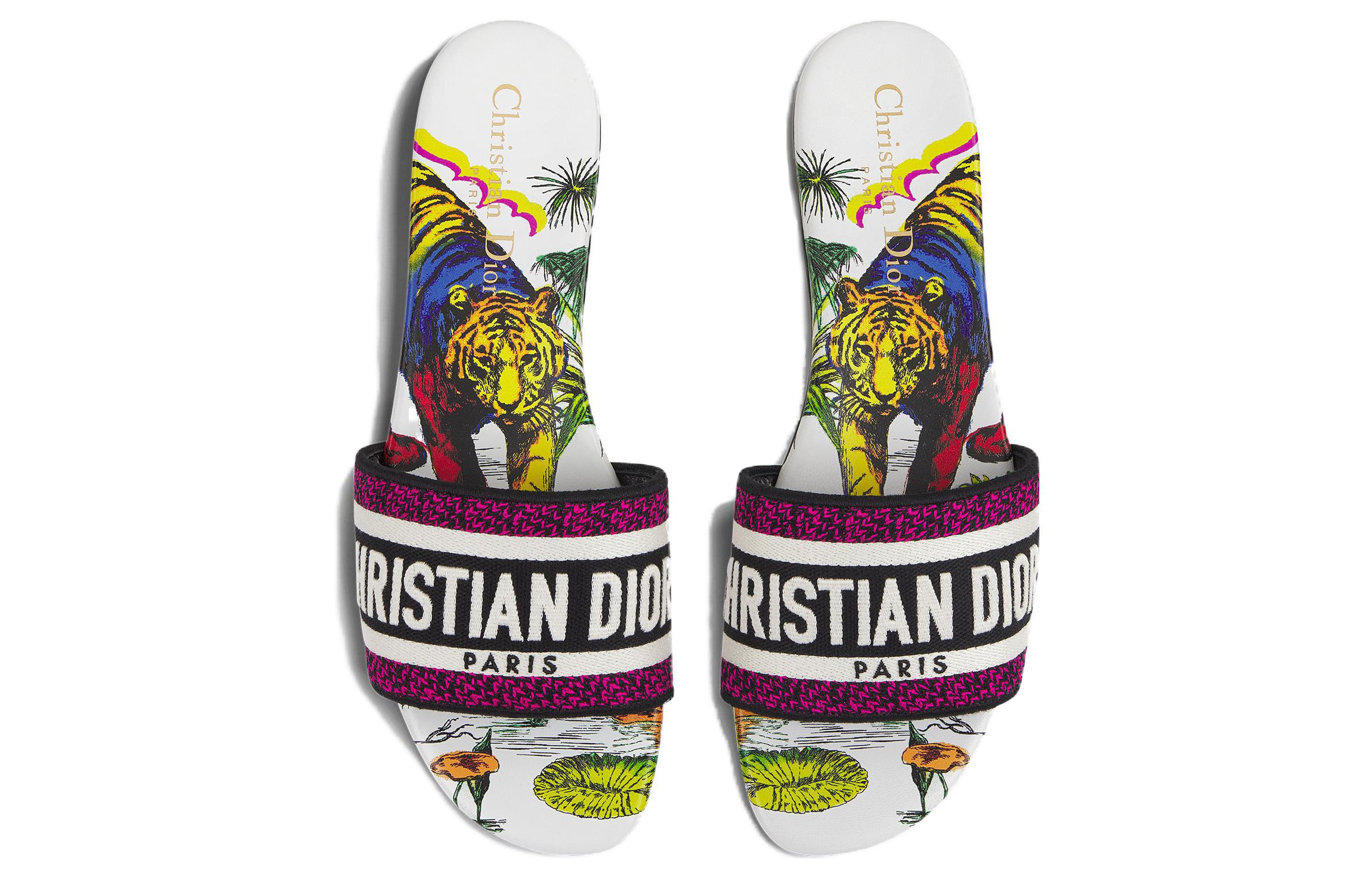 (W) Dior Dway Slide 'Purple White' 圖 5