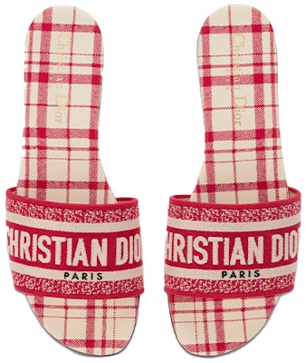 (Women) Dior Dway Slide 'Red' KCQ209CND_S53P Shop (Women) Dior Dway Slide 'Red' KCQ209CND_S53P