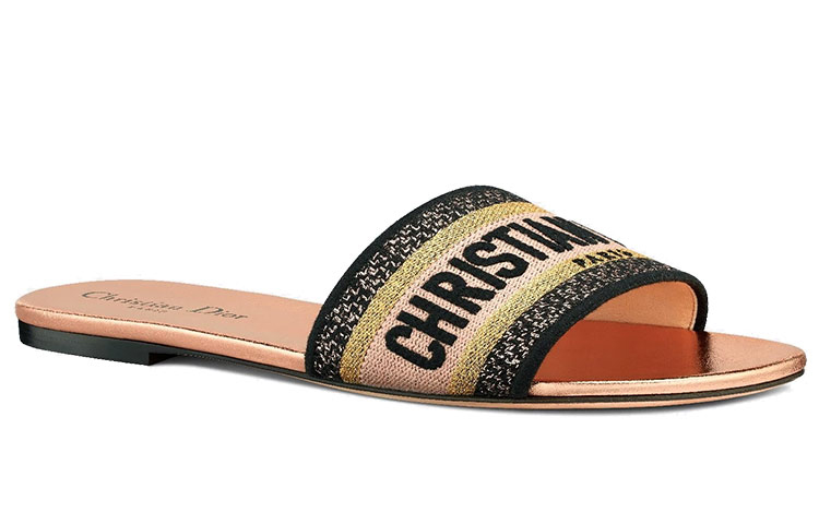 (W) Dior Dway Slide 'Rose Gold Metallic' 圖 3
