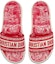 Shop (W) Dior DWay Slide 'Sulaman Bunga Toile de Jouy - Merah' KCQ550TJE-S32W