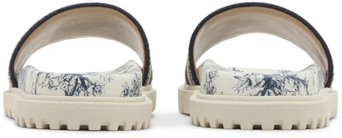 Details for (女性款)Dior DWay 刺繡 "Toile de Jouy Flowers" 拖鞋 - 深藍色 KCQ550FLJ-S36W