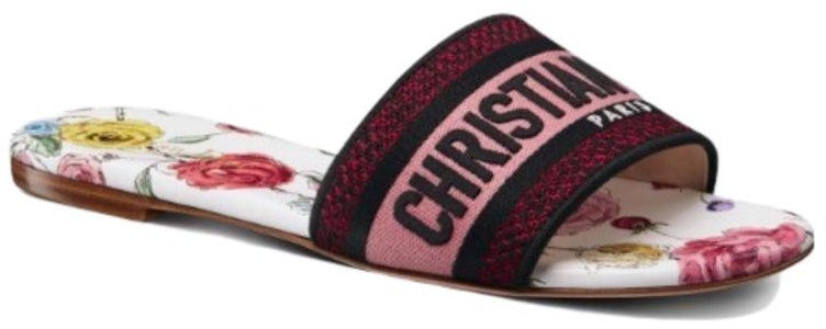 (W) Dior Dway 拖鞋 '白色舒适休闲' KCQ209FCE_S43L Lookbook (W) Dior Dway 拖鞋 '白色舒适休闲' KCQ209FCE_S43L