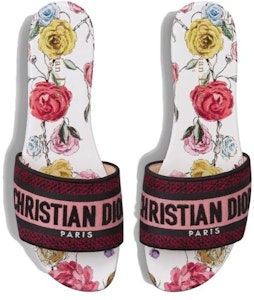 (W) Dior Dway 拖鞋 '白色舒适休闲' KCQ209FCE_S43L Purchase (W) Dior Dway 拖鞋 '白色舒适休闲' KCQ209FCE_S43L