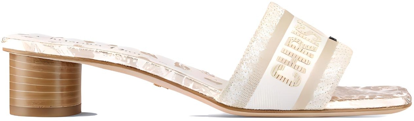 (Women) Dior Dway Slide 'White Gold' KCQ902DLU_S09W Order (Women) Dior Dway Slide 'White Gold' KCQ902DLU_S09W