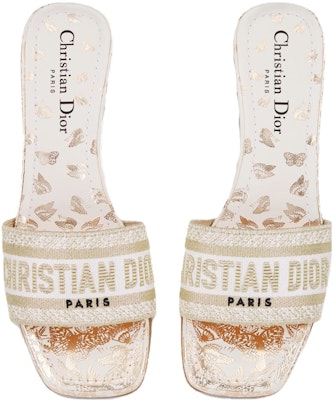 (Women) Dior Dway Slide 'White Gold' KCQ902DLU_S09W Shop (Women) Dior Dway Slide 'White Gold' KCQ902DLU_S09W
