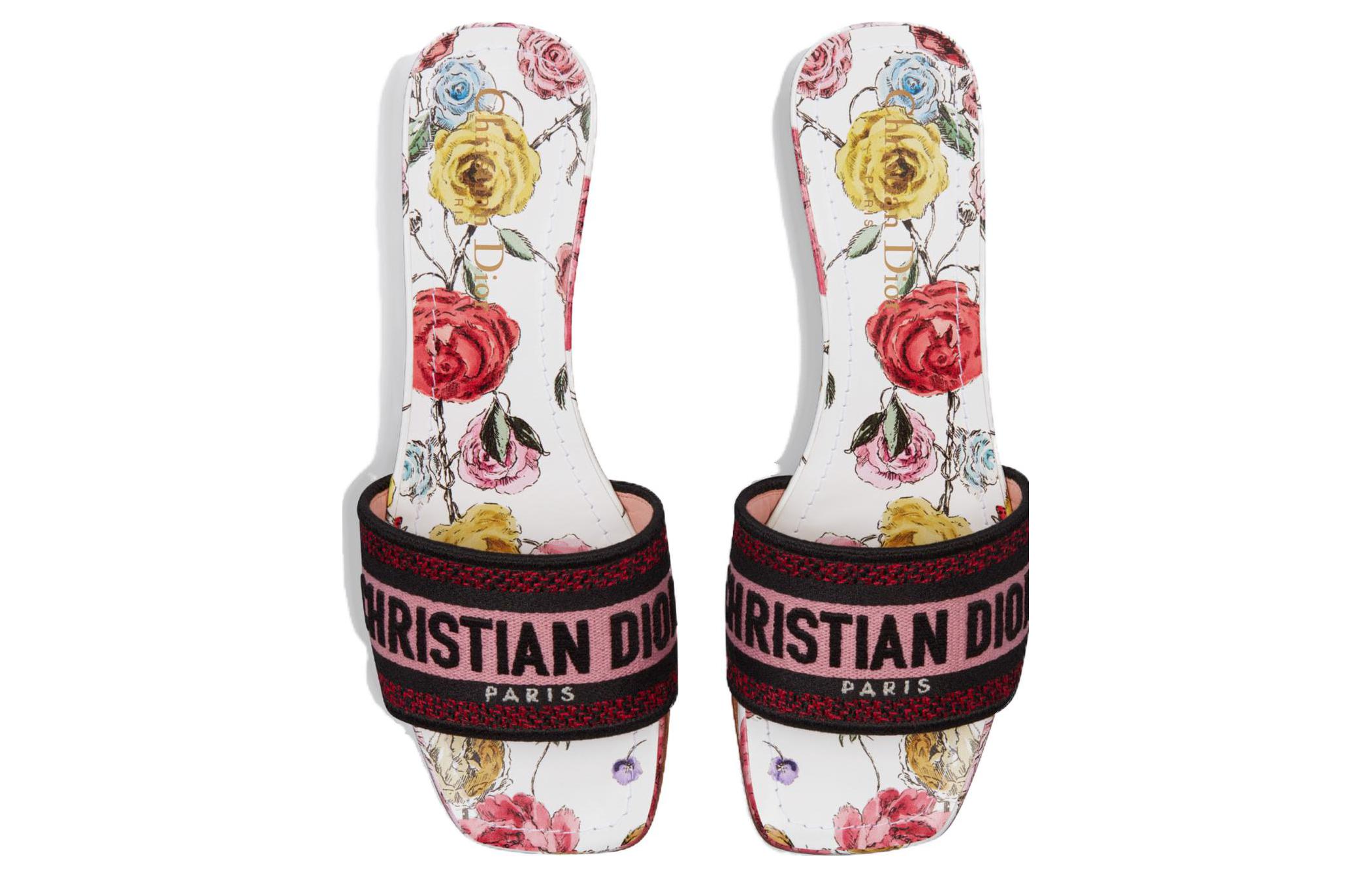 Shop (W) 디올 드웨이 슬라이드 (화이트 핑크) KCQ902FCE_S43L