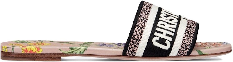 (W) Dior Dway Sandal Bordir Katun Pink Multicolor KCQ209FWY_S38P Order (W) Dior Dway Sandal Bordir Katun Pink Multicolor KCQ209FWY_S38P