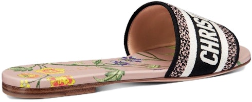 (W) Dior Dway Sandal Bordir Katun Pink Multicolor KCQ209FWY_S38P Shop (W) Dior Dway Sandal Bordir Katun Pink Multicolor KCQ209FWY_S38P