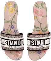 (W) Dior Dway Sandal Bordir Katun Pink Multicolor KCQ209FWY_S38P Purchase (W) Dior Dway Sandal Bordir Katun Pink Multicolor KCQ209FWY_S38P