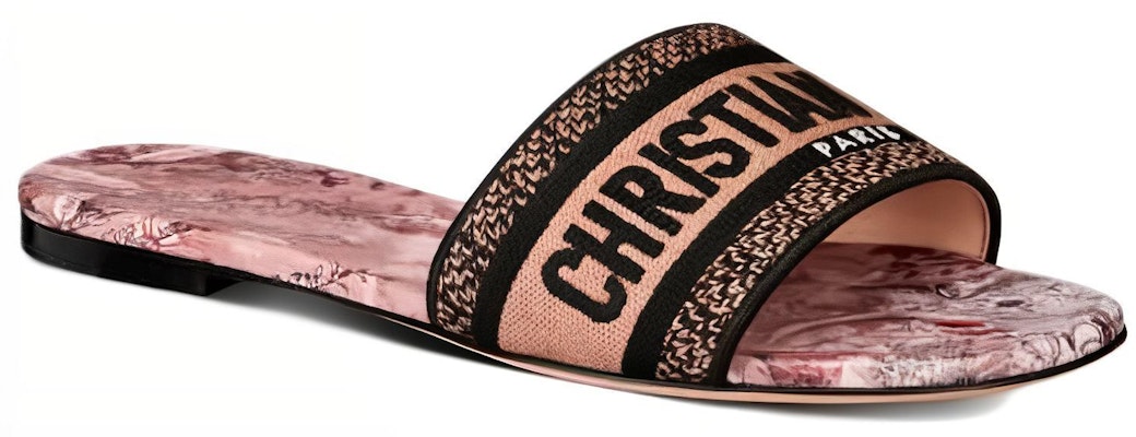 (Women) Dior Dway Slide Sandal 'Black Pink Orange Multicolor' KCQ209JMY_S28Z Lookbook (Women) Dior Dway Slide Sandal 'Black Pink Orange Multicolor' KCQ209JMY_S28Z