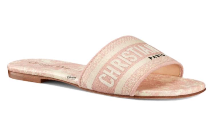 Lookbook (W) ディオール Dway トワルドジュイ スライド (ライトピンク) KCQ209TJE_S46P