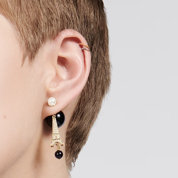 (Women) DIOR Eiffel Tower Earrings  Black E2833WOMRS-D307 圖 6
