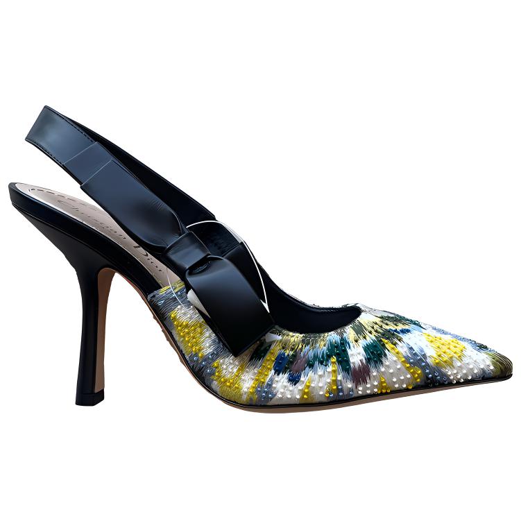 Order (W) Dior Tacones Altos de Aguja con Lazo Bordado 'Multicolor' KDP513KEF_S24H