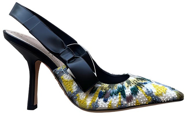 (Women) Dior Embroidered Bow-Tie Stiletto High Heels 'Multicolor' KDP513KEF_S24H Order (Women) Dior Embroidered Bow-Tie Stiletto High Heels 'Multicolor' KDP513KEF_S24H