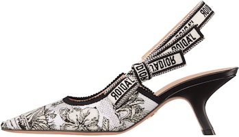 (Women) Dior Embroidered Bowtie Stiletto Heels 'Black White' 6.5cm KDP866VOY_S15W (Women) Dior Embroidered Bowtie Stiletto Heels 'Black White' 6.5cm KDP866VOY_S15W