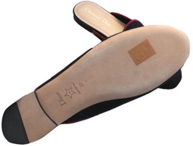 (W) Sandalia Plana Dior de Tela Bordada 'Negra' KCB537ERC_S900 Purchase (W) Sandalia Plana Dior de Tela Bordada 'Negra' KCB537ERC_S900